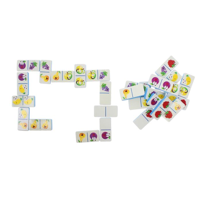 Домино "Фрукты-ягоды", мягкое