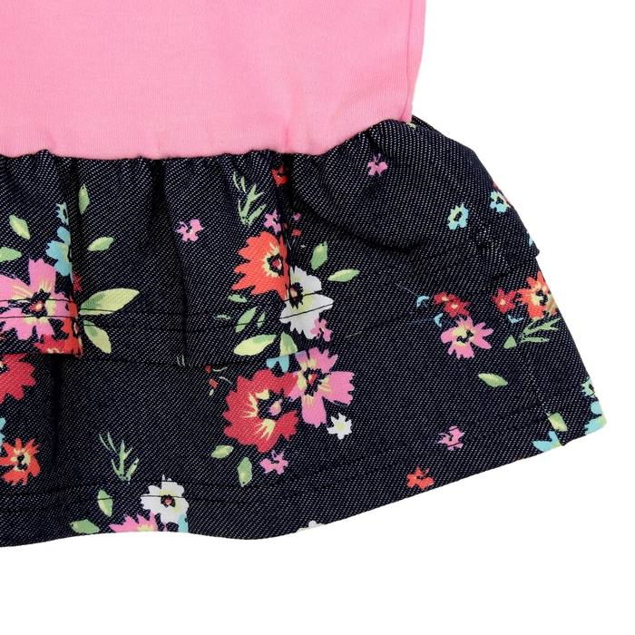 Платье для девочки "Незабудка", рост 104 см (54), цвет розовый