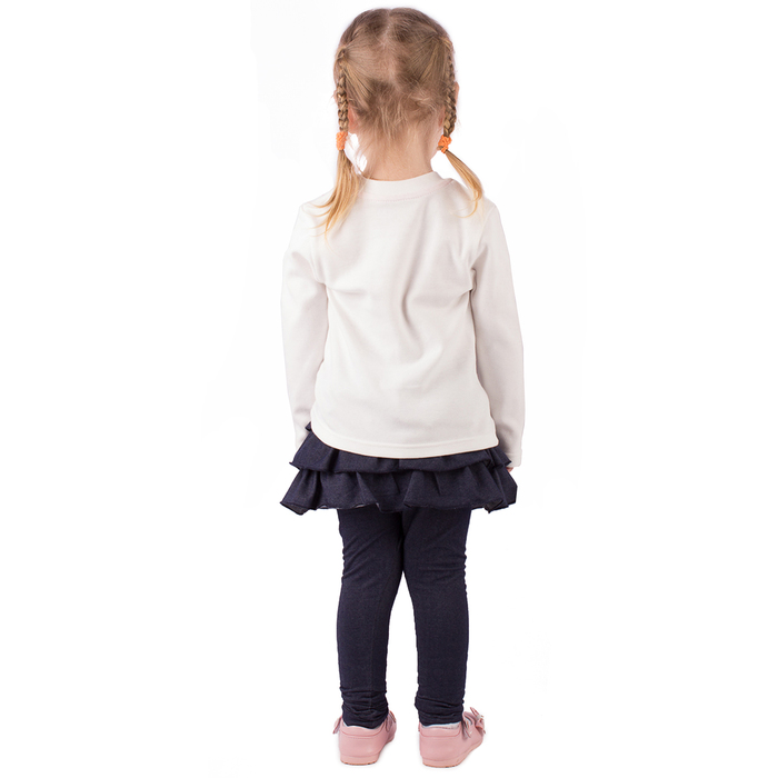 Легинсы для девочки "Незабудка", рост 98 см (52), цвет тёмно-синий ДЮЛ696438