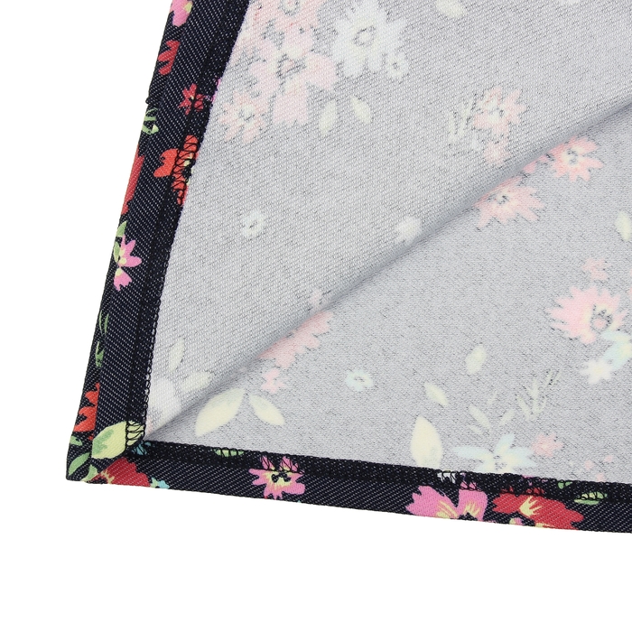 Сарафан для девочки "Незабудка", рост 116 см (60), цвет тёмно-синий, принт цветы