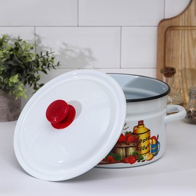 

УЦЕНКА Кастрюля, 3 л, деколь МИКС