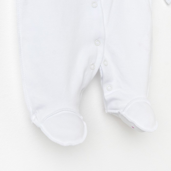 Комплект для девочки (комбинезон с царапками, чепчик), рост 44-46 см, цвет МИКС 20-9500_М