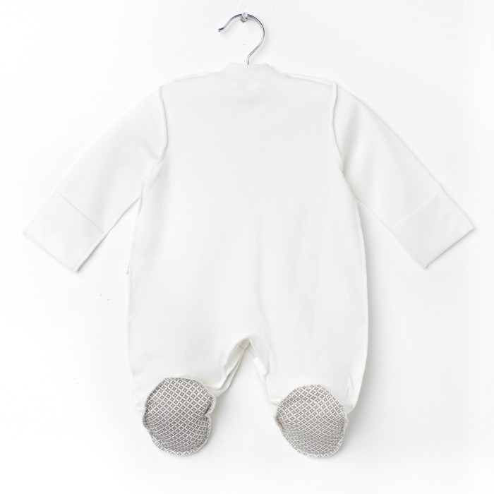 Комбинезон с чепчиком, рост 44-46 см, цвет МИКС 20-9500_М