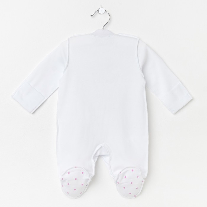 Комплект для девочки (комбинезон с царапками, чепчик), рост 80 см, цвет МИКС 20-9500_М