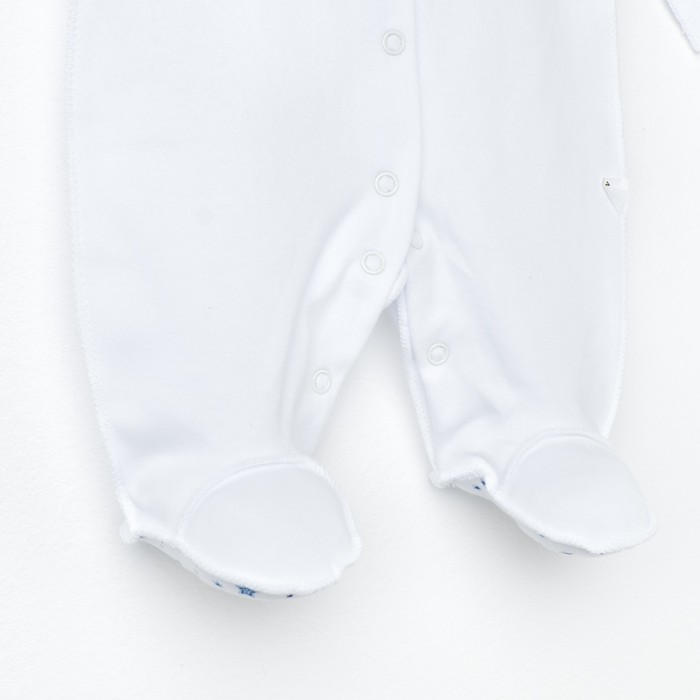 Комплект для мальчика (комбинезон с царапками, чепчик), рост 80 см, цвет МИКС 20-9500_М