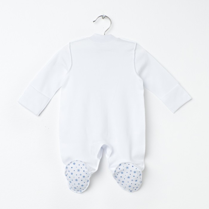 Комплект для мальчика (комбинезон с царапками, чепчик), рост 80 см, цвет МИКС 20-9500_М