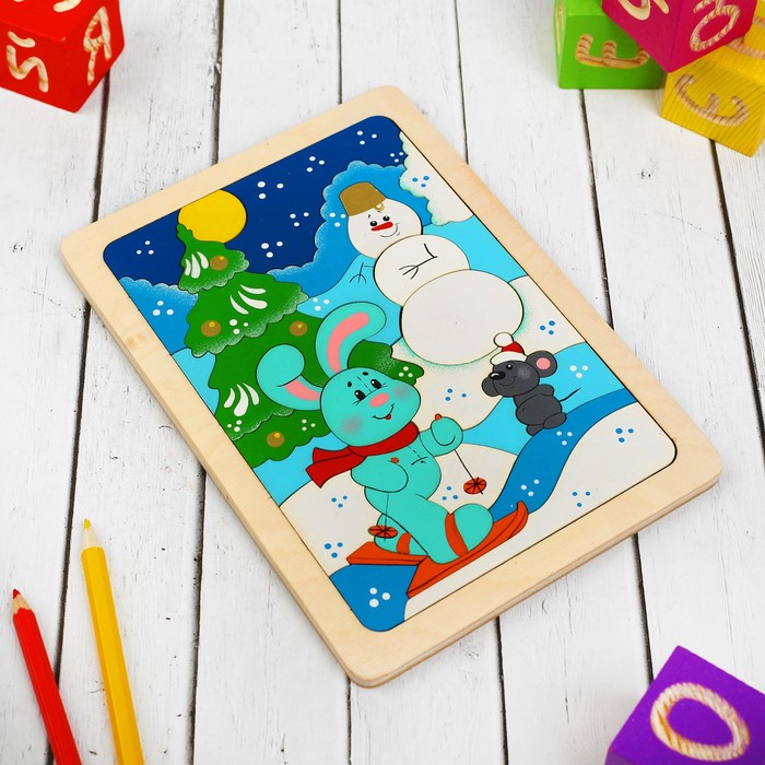 Мозаика "Зимняя сказка", 33 детали