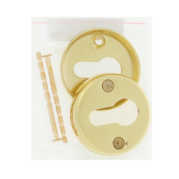 Накладка на цилиндровый механизм для финской двери, цвет золото