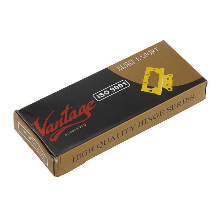 Набор петель дверных, без врезки, цвет хром