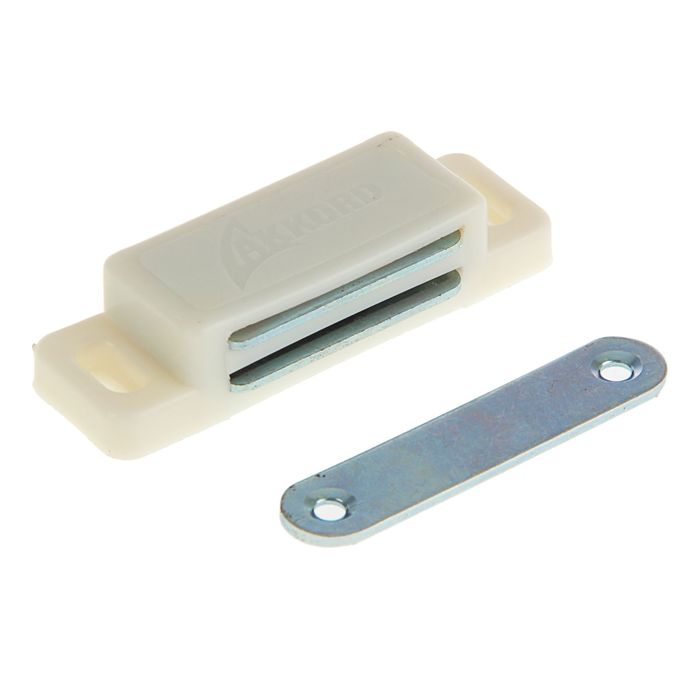 Магнит мебельный, большой, белый