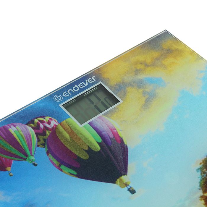 Весы напольные Endever Aurora-551, электронные, до 150 кг, ЖК-дисплей