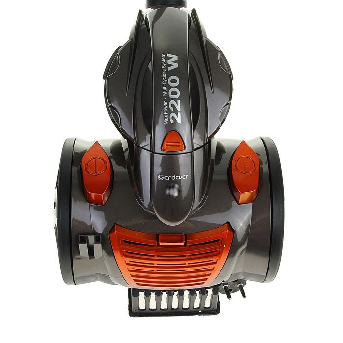 Пылесос Endever Skyclean VC-530, 2200 Вт, мощность всасывания 360 Вт, 3 л, черный/оранжевый 175961