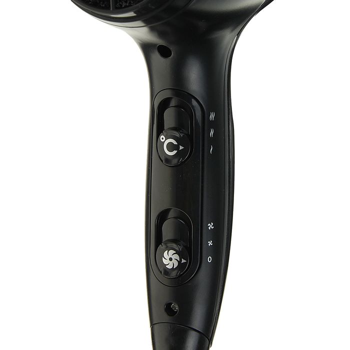 Фен для волос Endever Aurora 461, 2200 Вт, 2 скорости, 3 температурных режима, черный