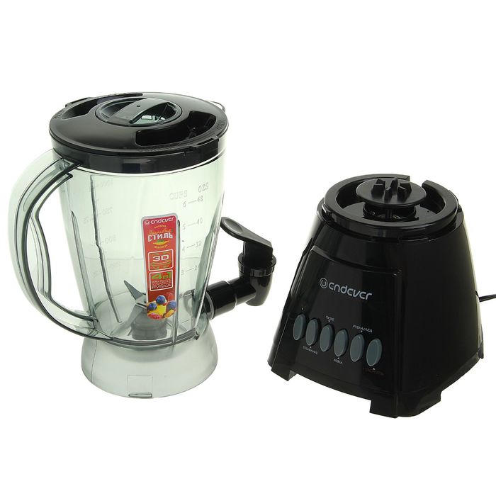 Блендер Endever Sigma-012, 750 Вт, 1.5 л, 4 режима, БИО-пластик