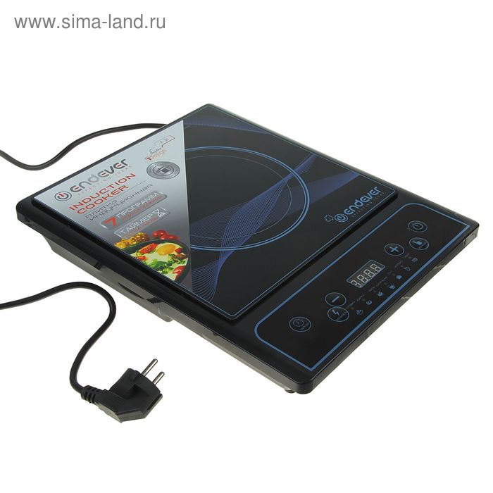 Плитка индукционная Endever Skyline IP-26, 2000 Вт, 1 конфорка, 7 программ, чёрная