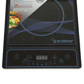 

Плитка индукционная Endever Skyline IP-26, 2000 Вт, 1 конфорка, 7 программ, чёрная