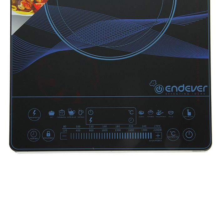 Плитка индукционная электрическая Endever Skyline IP-32 , 2200 Вт, 8 программ
