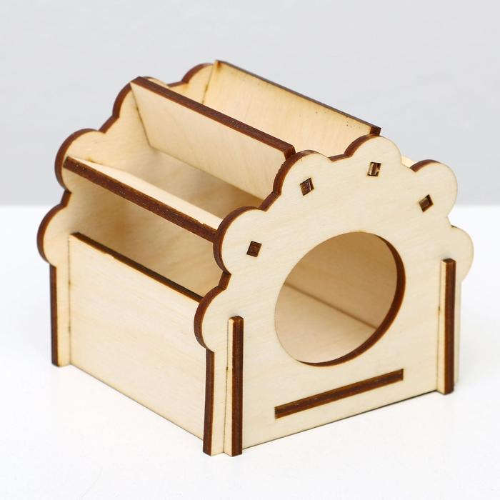 Домик для грызунов с трансформирующейся крышей 10,6 х 10,7 х 9,2 см