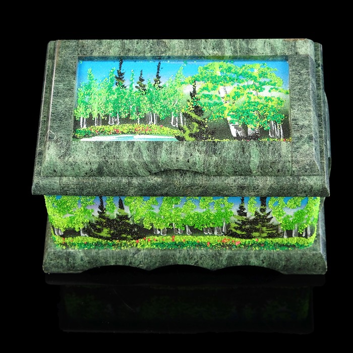 Ларец-бабочка "Лето", с бархатом