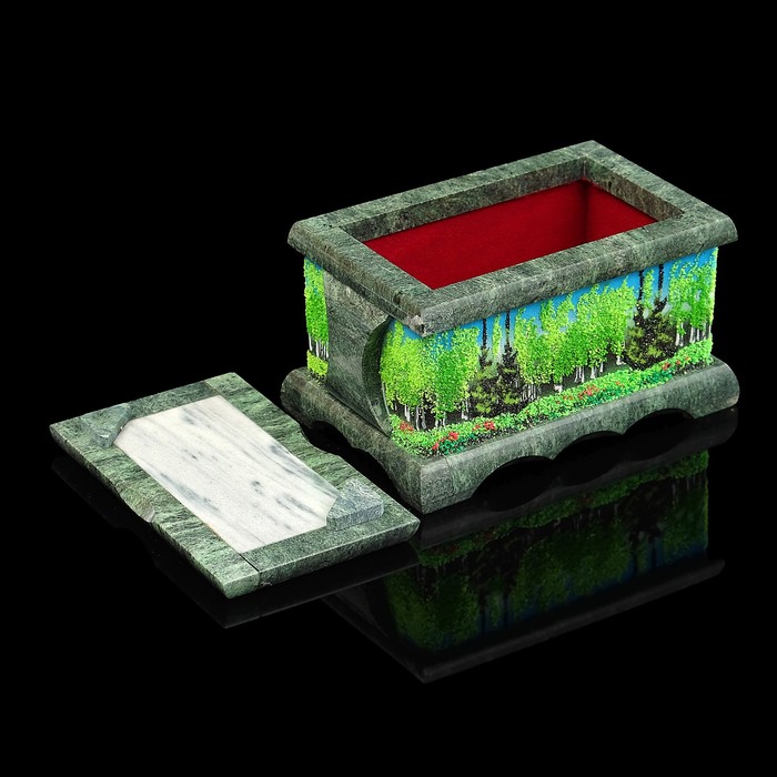 Ларец-бабочка "Лето", с бархатом