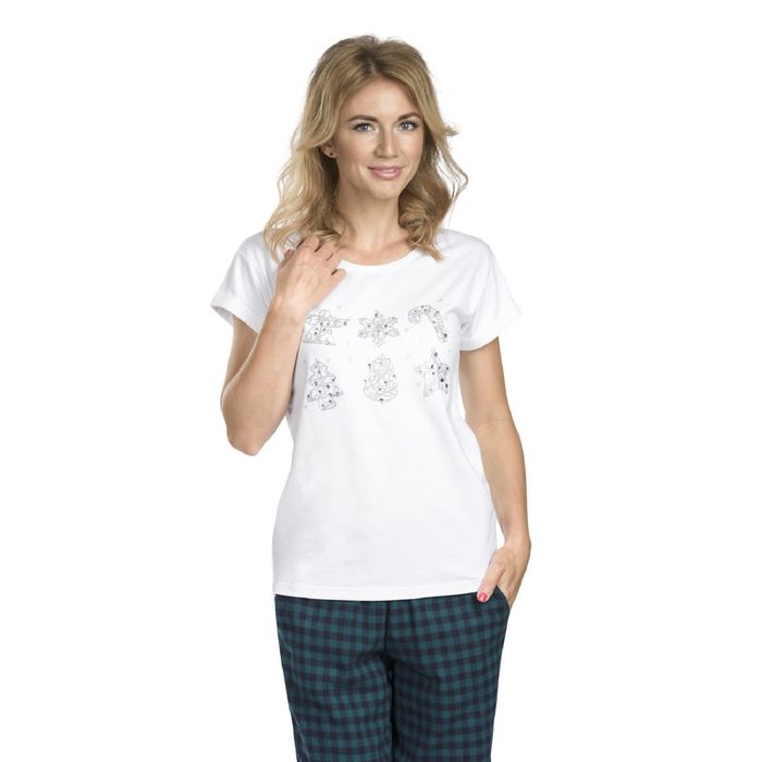 Футболка женская, размер 50, цвет белый