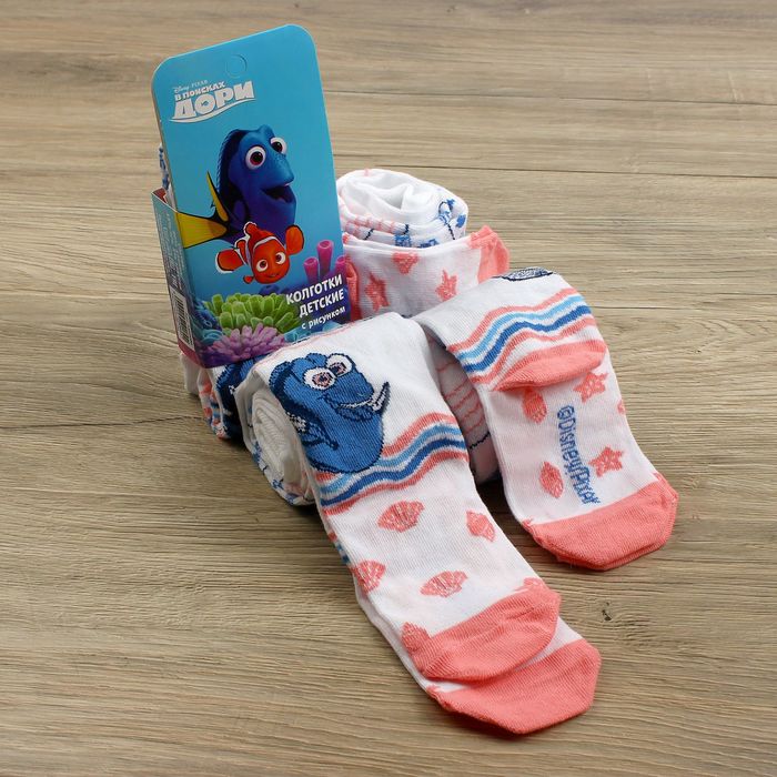 Детские колготки "В поисках Дори", рост 104-110 см, 4-5 лет