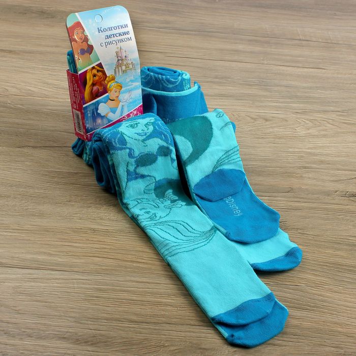 Детские колготки "Русалочка", Принцессы, Дисней рост 92-98 см, 2-3 года