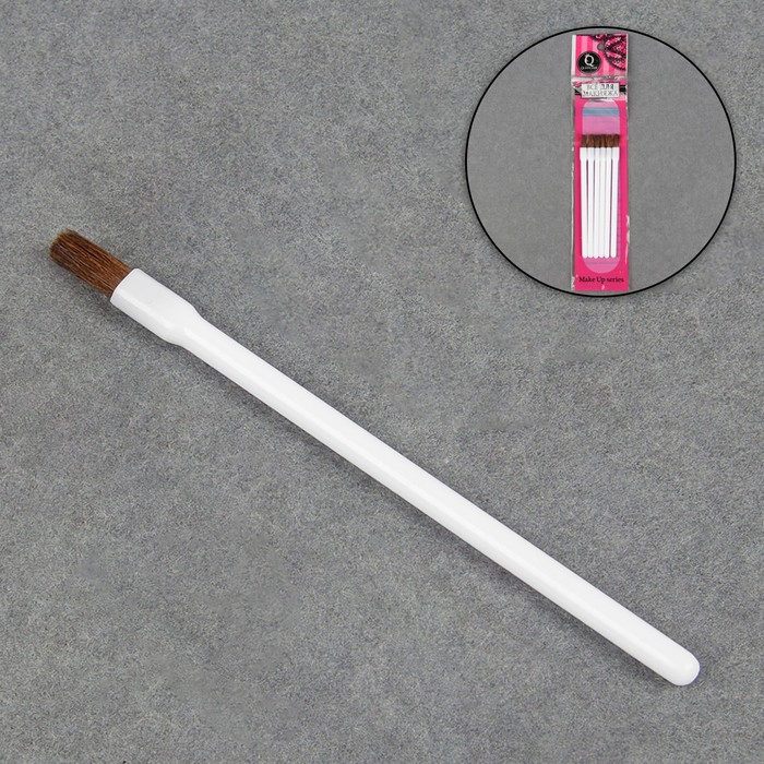 Кисть для макияжа/помады, 8,5см, цвет белый