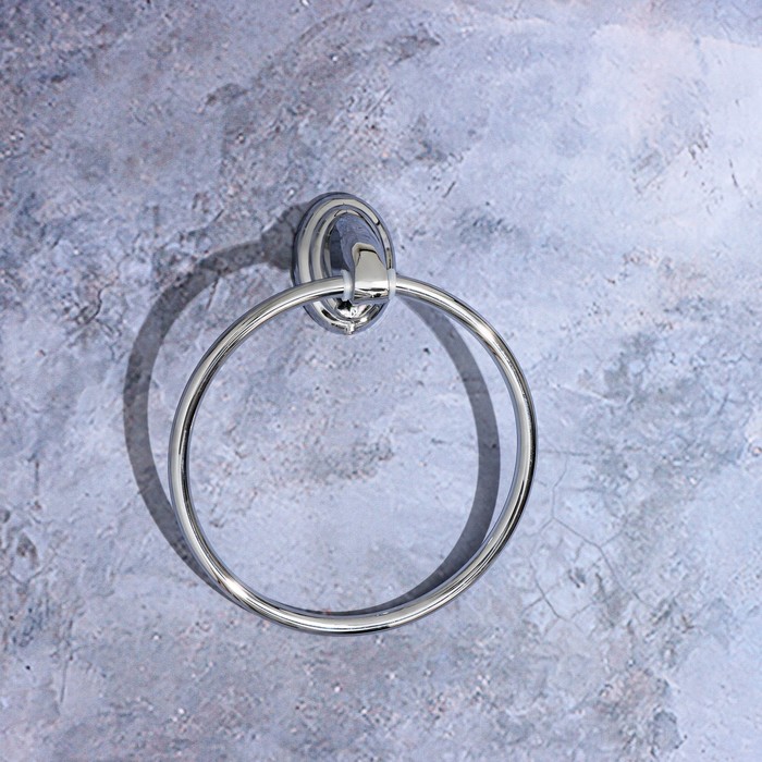 Держатель для полотенец одинарный «Шарм», кольцо