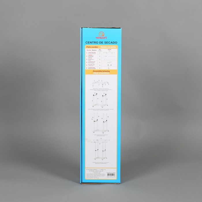 Стойка для одежды телескопическая усиленная, 2 перекладины 101(150)х43х95(170) см