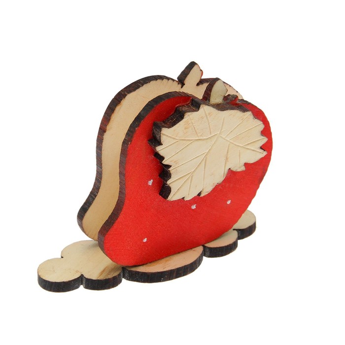 Салфетница деревянная "Полянка", микс