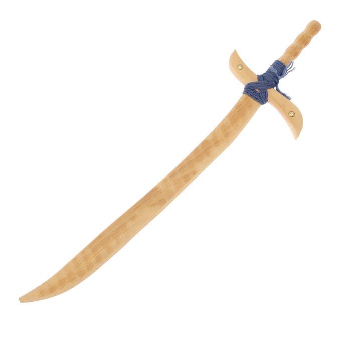 Сувенир деревянный "Шашка с точеной ручкой", 63 см, массив бука