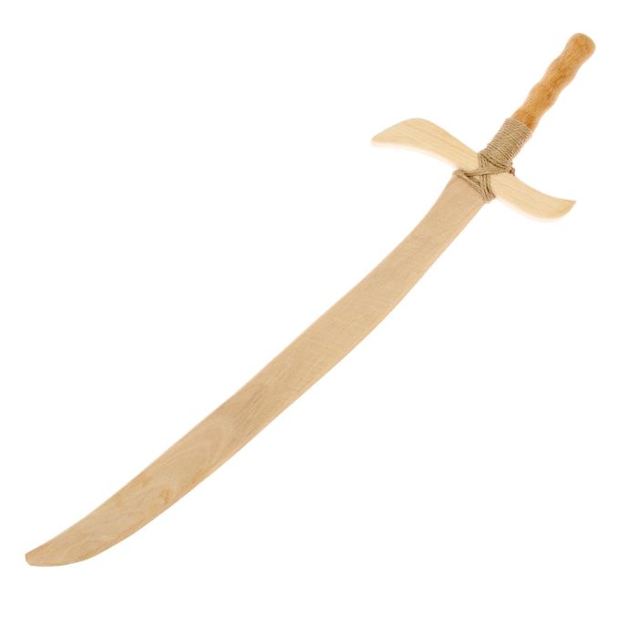 Сувенир деревянный "Шашка с точеной ручкой", 63 см, массив бука