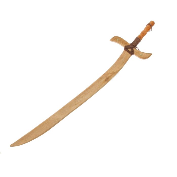 Сувенир деревянный "Шашка с точеной ручкой", 71 см, массив бука