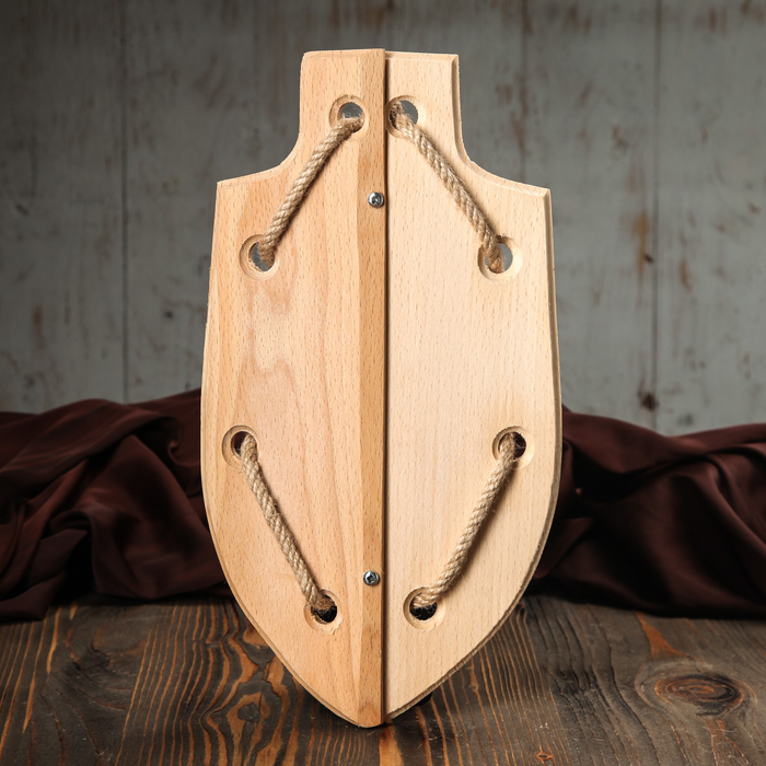 Сувенир деревянный "Щит малый №1", 35 х 20 см