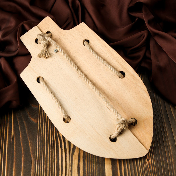 Сувенир деревянный "Щит малый №1", 35 х 20 см