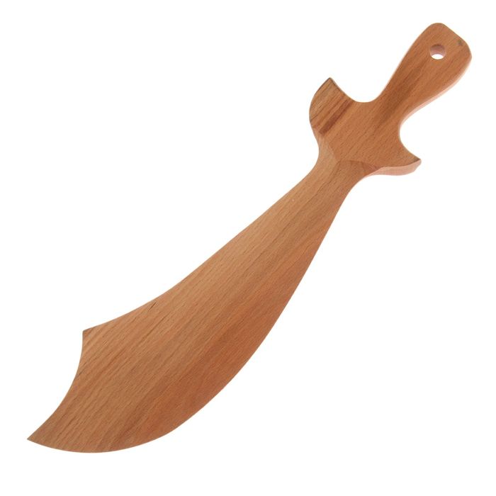 Сувенир деревянный "Меч-секач", массив бука