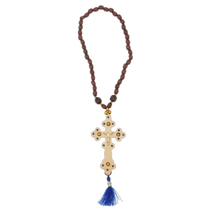 Крест деревянный "Сияние" микс