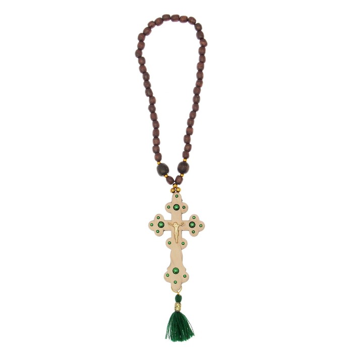 Крест деревянный "Сияние" микс