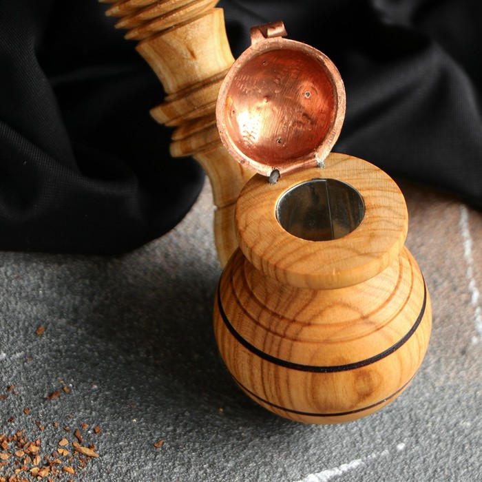 Трубка для курения с крышечкой, большая