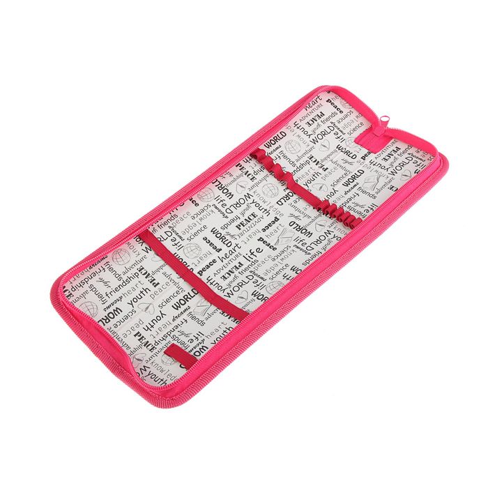 Пенал для кистей «Цветные котики», 340 х 70 мм, ламинированный картон, для девочки, ПКК 08-5