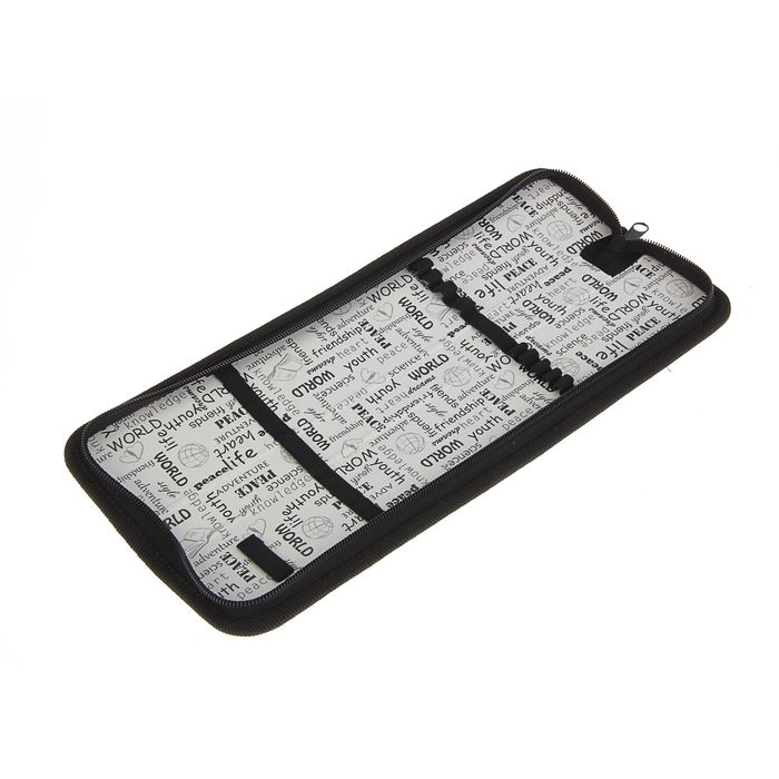 Пенал для кистей Fast car чёрный, 340 х 70 мм, ламинированный картон, для мальчика, ПКК 08-5