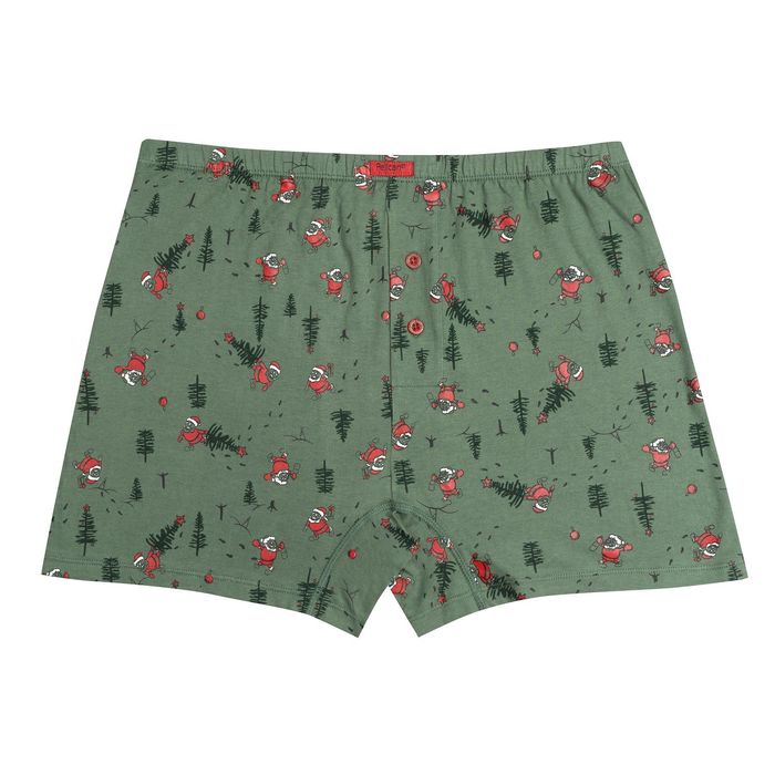 Трусы мужские, размер 46, цвет хаки