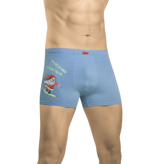 Трусы мужские, размер 52, цвет джинс