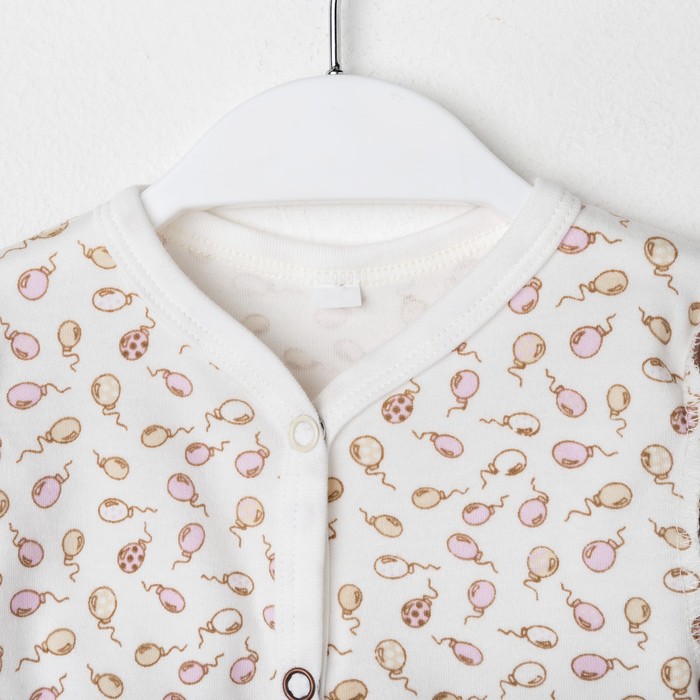 Комбинезон слип "Воздушные шарики", рост 50-56 см 023.025/28(ВШ)-2 И