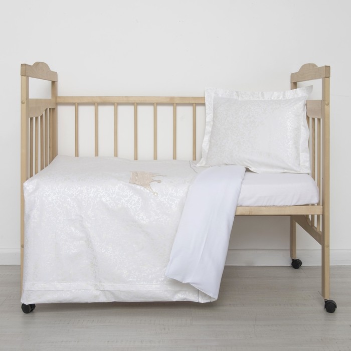Детское постельное бельё "Бристоль королевский", 120х60 см, 147х112 см, 42х62 см, сатин