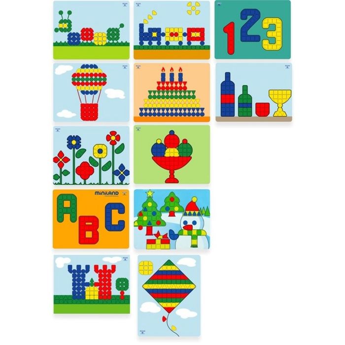 Набор картинок для мозаики «Гигант», 12 элементов