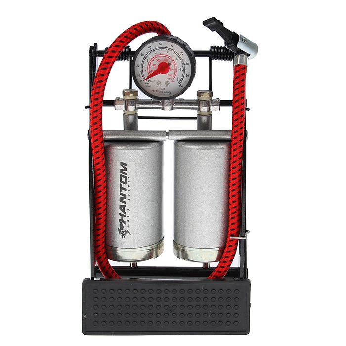 Насос ножной PHANTOM PH5812, двухцилиндровый