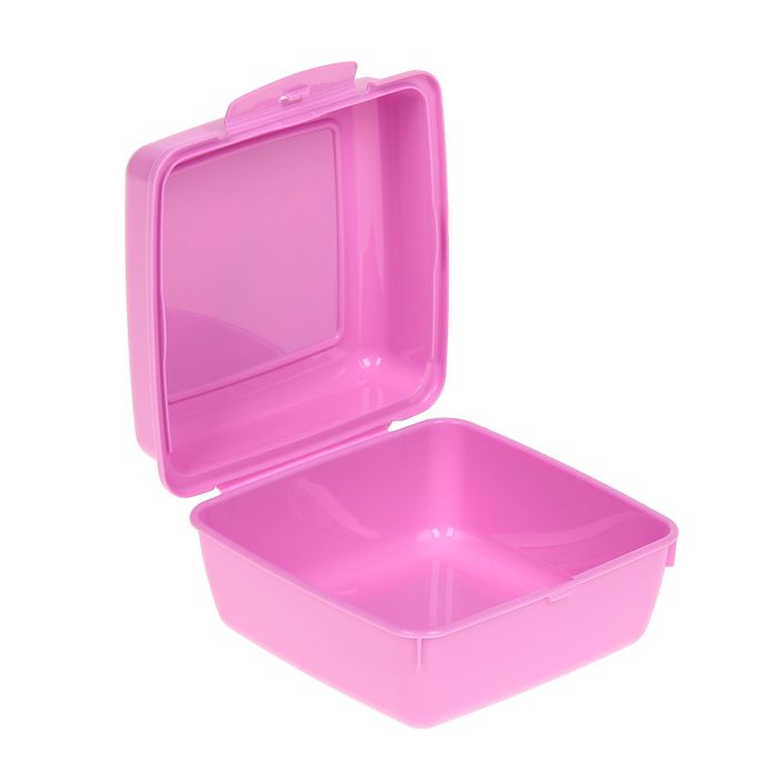 Контейнер для бутербродов с аппликацией «Маша и медведь», цвета МИКС