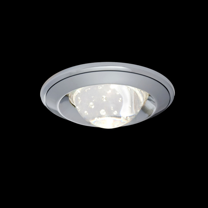 Светильник встраиваемый точечный Linvel MR16 GU5.3 ELC-287+B CH/PC/ CH "пузырьки" неповорот.